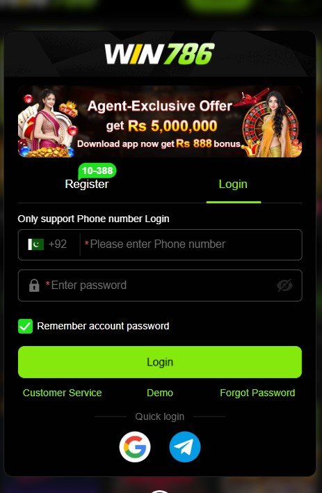 login win786 game