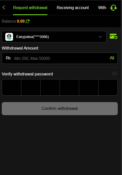 withdraw-in-easypaisa from win786 game